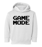 Game Mode Gamer Toddler Boys Pullover Hoodie White