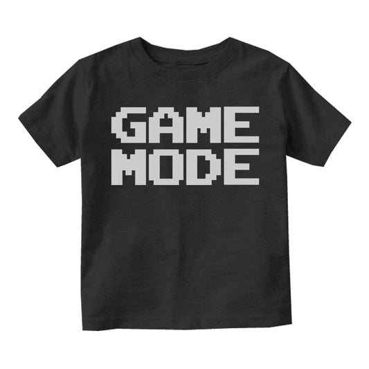 Game Mode Gamer Toddler Boys Short Sleeve T-Shirt Black