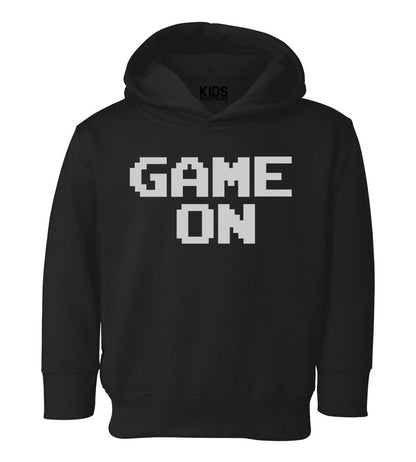 Game On Gamer Toddler Boys Pullover Hoodie Black