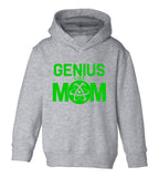 Genius Like Mom Atom Toddler Boys Pullover Hoodie Grey