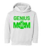 Genius Like Mom Atom Toddler Boys Pullover Hoodie White