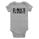 Gmas Favorite Infant Baby Boys Bodysuit Grey