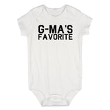 Gmas Favorite Infant Baby Boys Bodysuit White