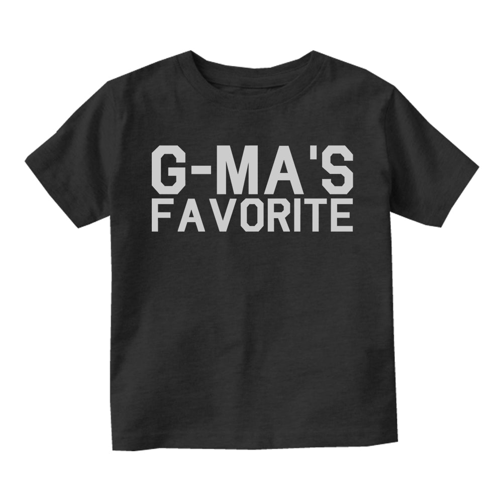 Gmas Favorite Infant Baby Boys Short Sleeve T-Shirt Black