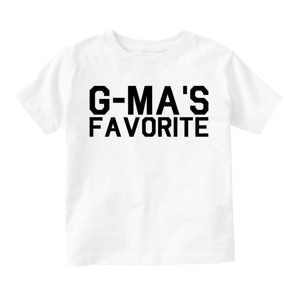 Gmas Favorite Infant Baby Boys Short Sleeve T-Shirt White