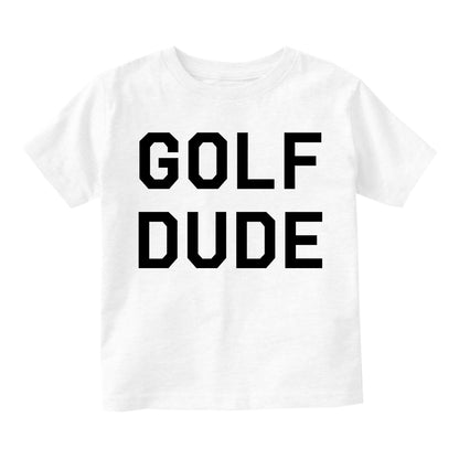 Golf Dude Infant Baby Boys Short Sleeve T-Shirt White