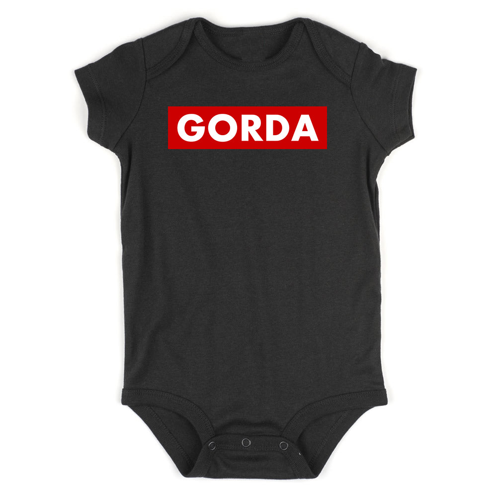 Gorda Chunky Baby Baby Bodysuit One Piece Black