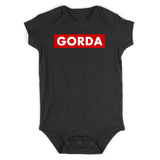 Gorda Chunky Baby Baby Bodysuit One Piece Black