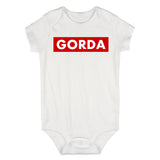 Gorda Chunky Baby Baby Bodysuit One Piece White