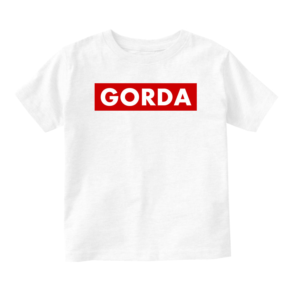 Gorda Chunky Baby Baby Infant Short Sleeve T-Shirt White