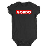 Gordo Chunky Baby Baby Bodysuit One Piece Black