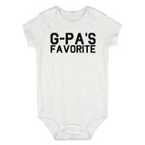 Gpas Favorite Infant Baby Boys Bodysuit White