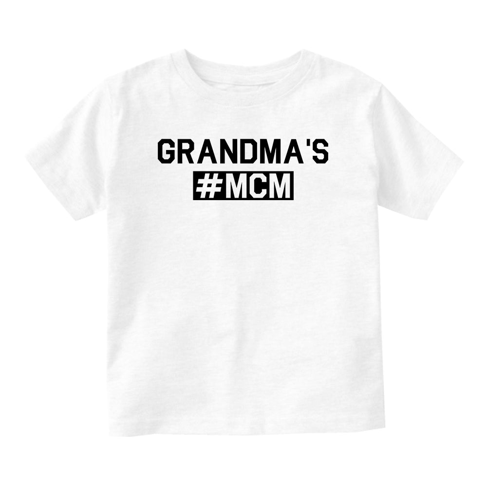 Grandmas MCM Baby Toddler Short Sleeve T-Shirt White