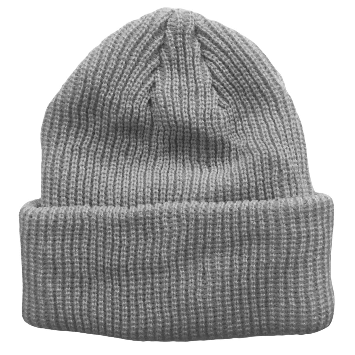 Grey Toddler Boys Girls Cuffed Winter Beanie Hat