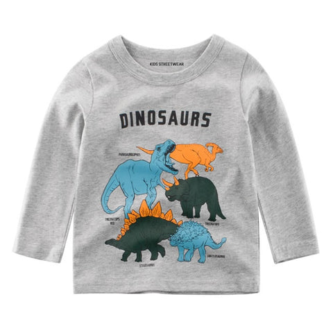 Dinosaur Birthday Toddler Long Sleeve T Shirt