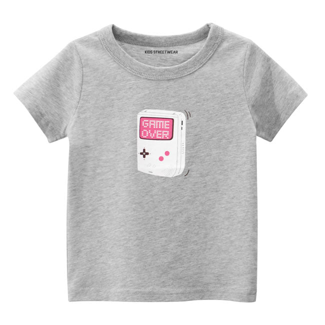 Grey Game Over Gamer Graphic RM Toddler Boys T-Shirt