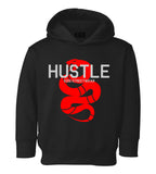 Hustle Red Snake Toddler Boys Pullover Hoodie Black