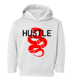 Hustle Red Snake Toddler Boys Pullover Hoodie White