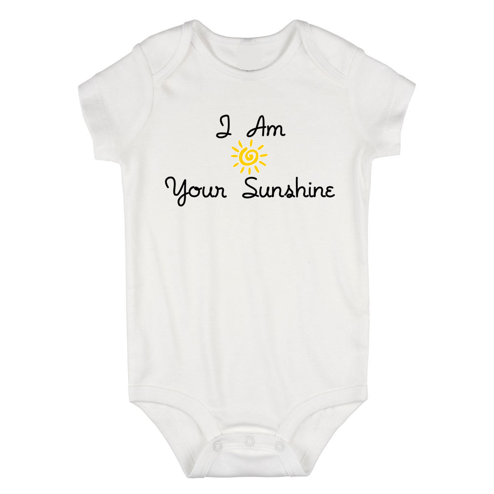 I Am Your Sunshine Baby Bodysuit One Piece White