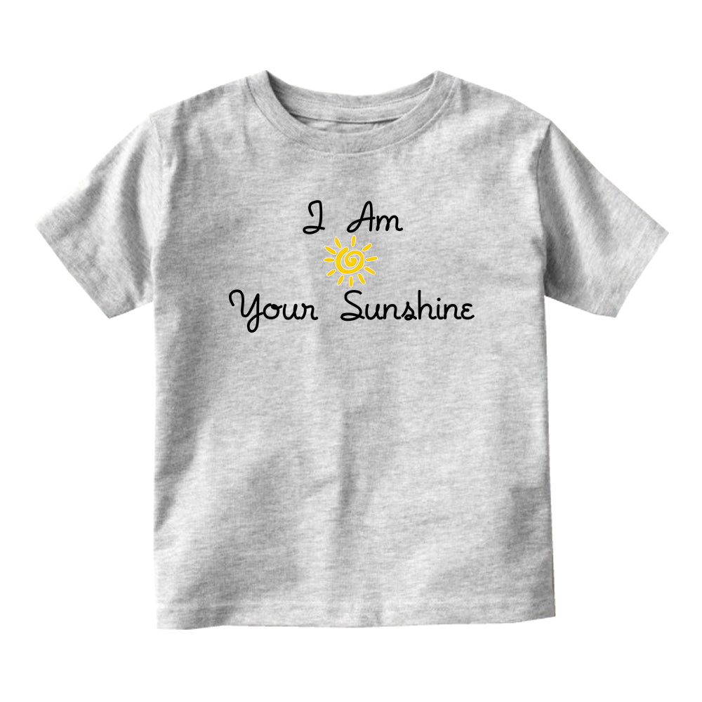 I Am Your Sunshine Baby Infant Short Sleeve T-Shirt Grey