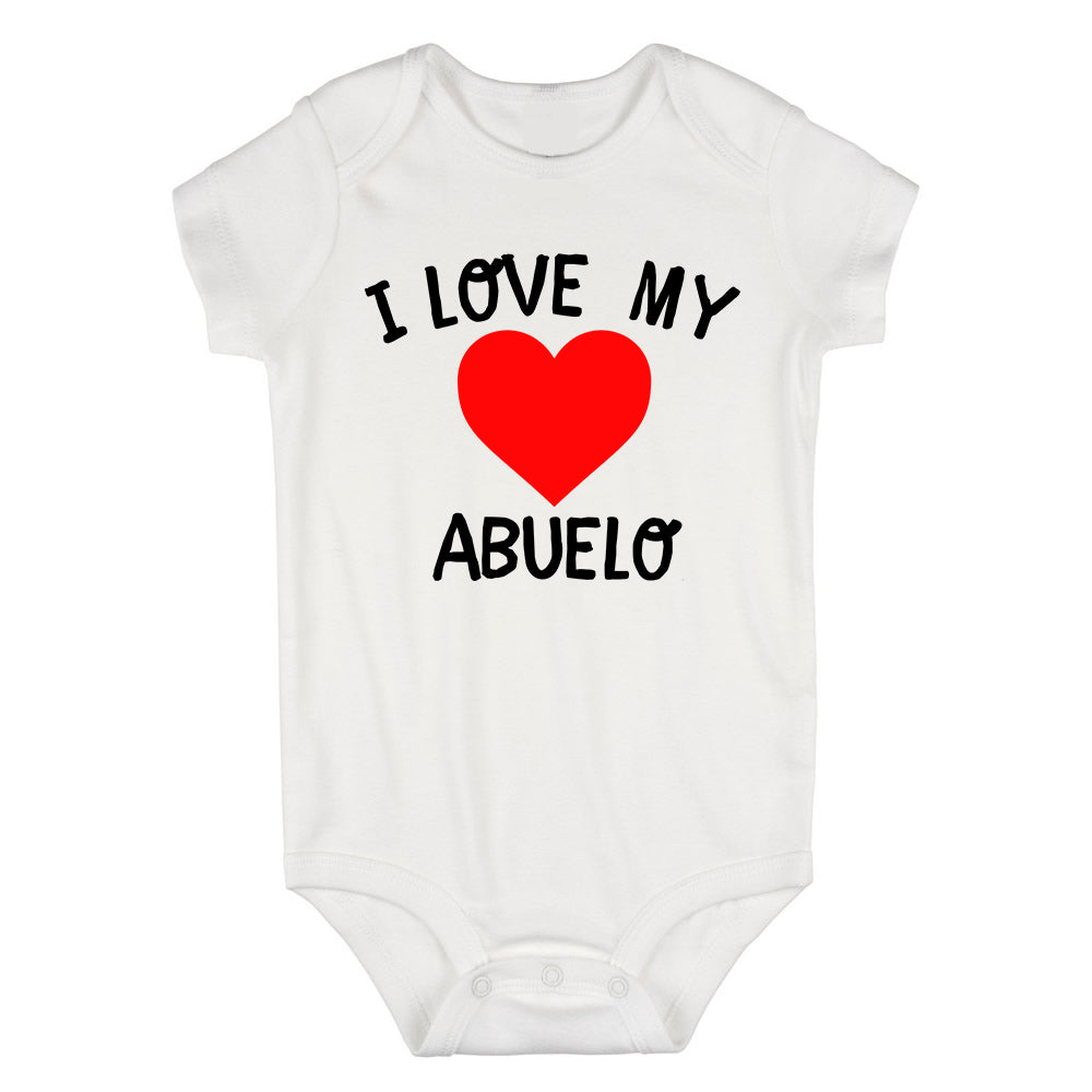 I Love My Abuelo Baby Bodysuit One Piece White