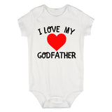 I Love My Godfather Baby Bodysuit One Piece White