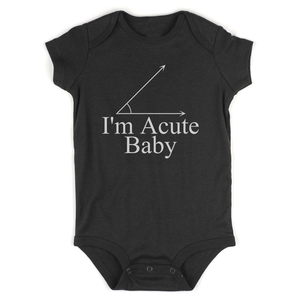 Im Acute Baby Baby Bodysuit One Piece Black