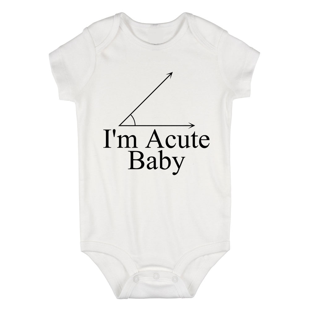 Im Acute Baby Baby Bodysuit One Piece White