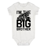 Im The Big Brother Monster Truck Infant Baby Boys Bodysuit White