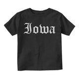 Iowa State Old English Infant Baby Boys Short Sleeve T-Shirt Black