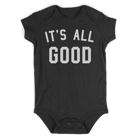 Its All Good Infant Baby Boys Bodysuit Black