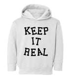Keep It Real Toddler Boys Pullover Hoodie White