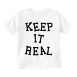 Keep It Real Toddler Boys Short Sleeve T-Shirt White