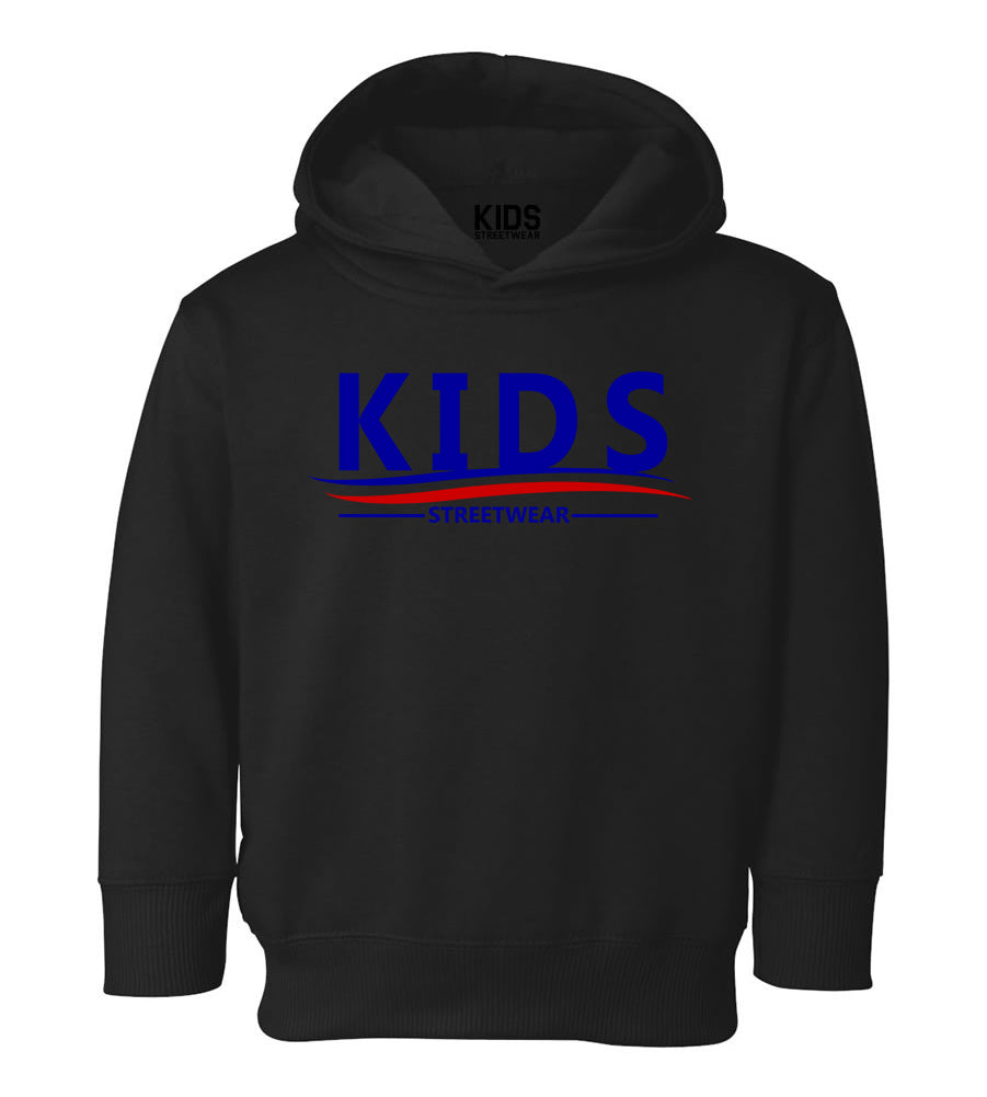 Kids Streetwear For President Toddler Boys Pullover Hoodie Black