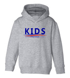 Kids Streetwear For President Toddler Boys Pullover Hoodie Grey