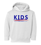 Kids Streetwear For President Toddler Boys Pullover Hoodie White