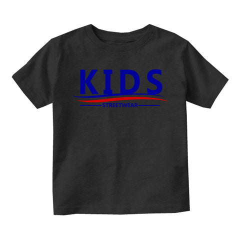 Kids Streetwear For President Toddler Boys Short Sleeve T-Shirt Black