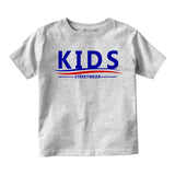 Kids Streetwear For President Toddler Boys Short Sleeve T-Shirt Grey