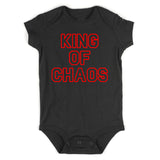 King Of Chaos Funny Infant Baby Boys Bodysuit Black