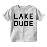 Lake Dude Outdoor Adventure Infant Baby Boys Short Sleeve T-Shirt Grey