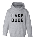 Lake Dude Outdoor Adventure Toddler Boys Pullover Hoodie Grey