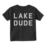 Lake Dude Outdoor Adventure Toddler Boys Short Sleeve T-Shirt Black