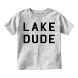 Lake Dude Outdoor Adventure Toddler Boys Short Sleeve T-Shirt Grey