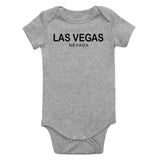 Las Vegas Nevada Fashion Infant Baby Boys Bodysuit Grey