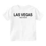 Las Vegas Nevada Fashion Toddler Boys Short Sleeve T-Shirt White