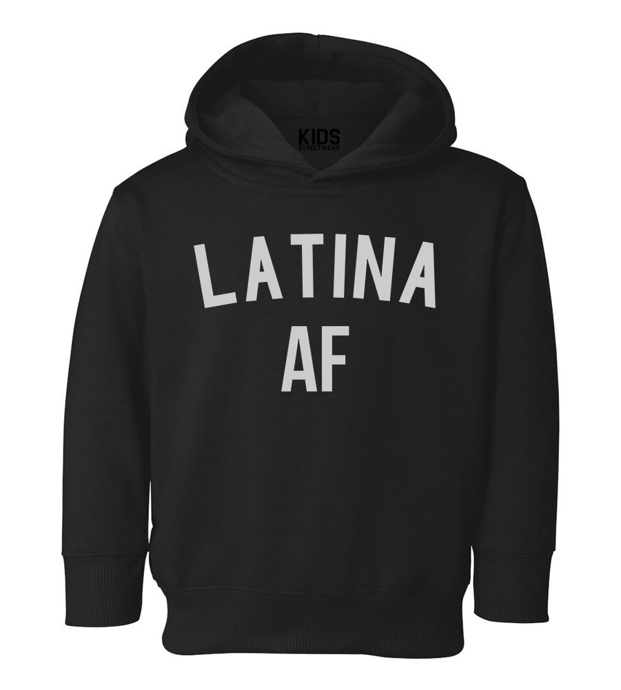 Latina AF Girls Toddler Girls Pullover Hoodie Black