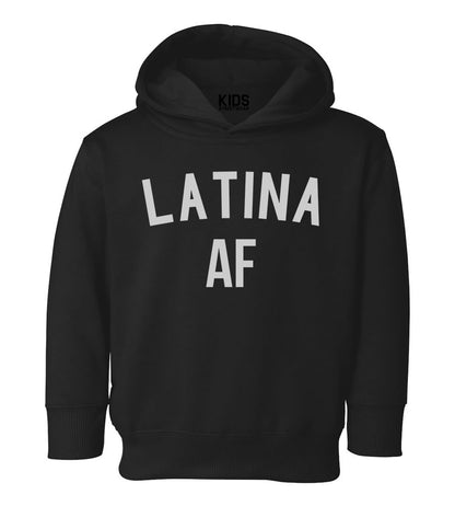 Latina AF Girls Toddler Girls Pullover Hoodie Black