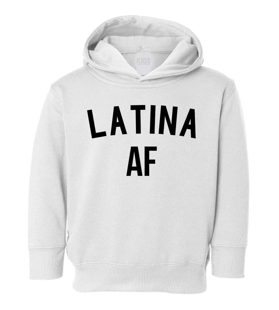 Latina AF Girls Toddler Girls Pullover Hoodie White