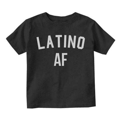 Latino AF Infant Baby Boys Short Sleeve T-Shirt Black