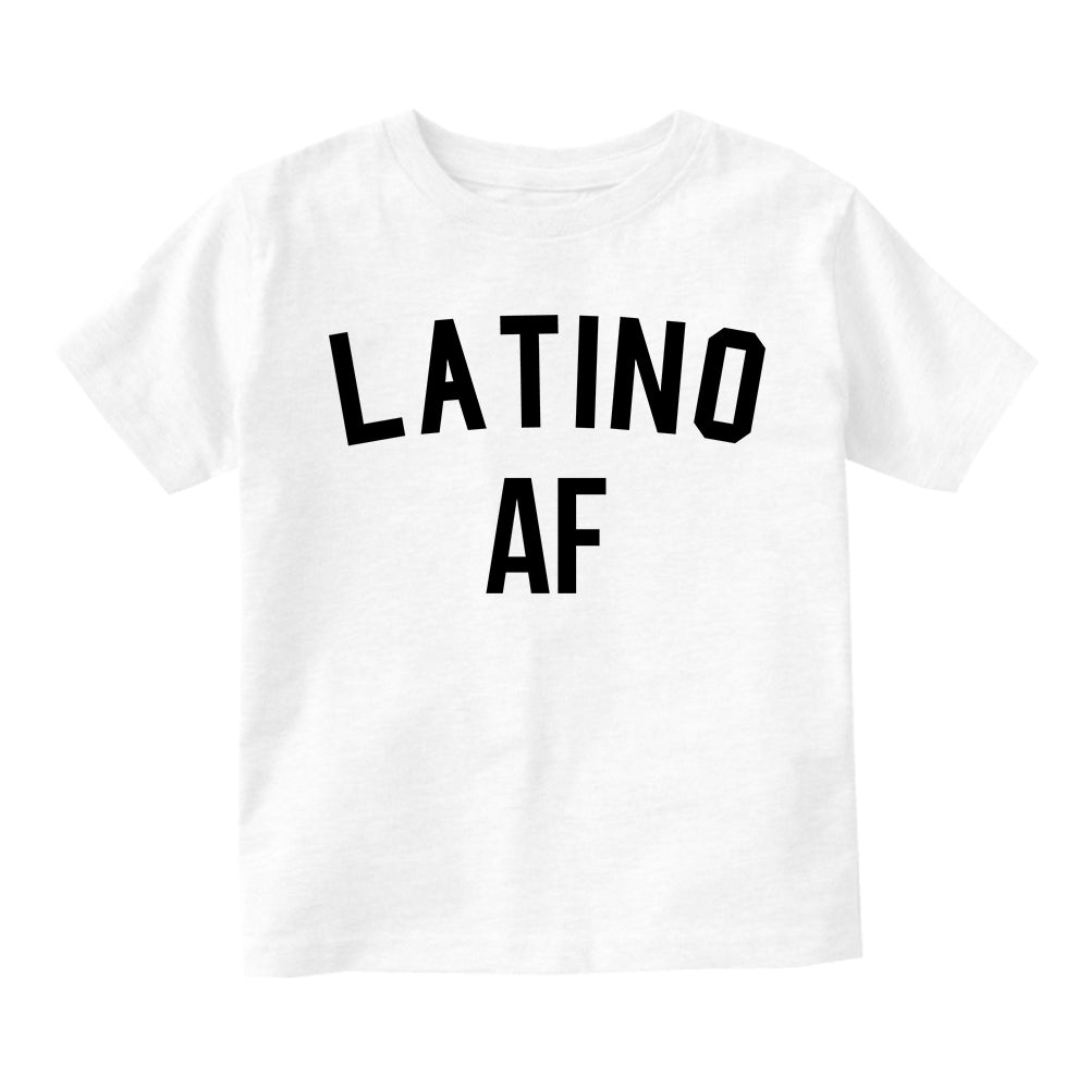 Latino AF Infant Baby Boys Short Sleeve T-Shirt White